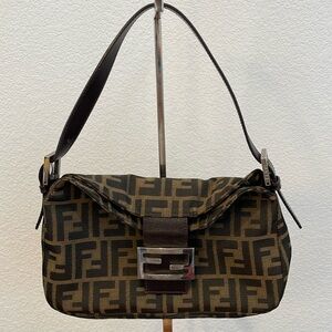 Fendi Zucca Canvas Baguette